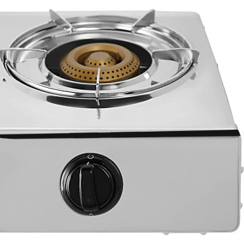 Super General Table-Top Gas-Cooker 2 Burner, Stainless-Steel-Cooker, Removable Trivet And Saucer Tray, Silver, Sgb-212-Ffd, 70 X 30 X 10 Cm, 1 Year Warranty