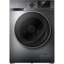 Tcl 10Kg Direct Drive Front Loading Washing Machine, 1200 Rpm 15 Programs, Fully Automatic Washer With Inverter Motor, Led Display, Delay Start & Child Lock, Dark Grey, P210Flg