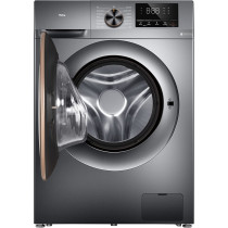 Tcl 10Kg Direct Drive Front Loading Washing Machine, 1200 Rpm 15 Programs, Fully Automatic Washer With Inverter Motor, Led Display, Delay Start & Child Lock, Dark Grey, P210Flg