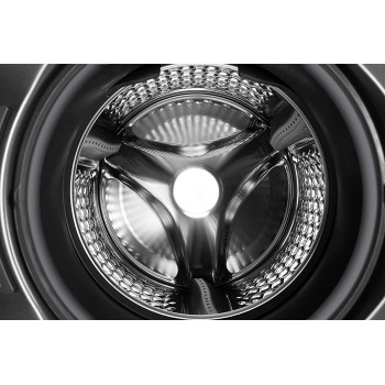 Tcl 10Kg Direct Drive Front Loading Washing Machine, 1200 Rpm 15 Programs, Fully Automatic Washer With Inverter Motor, Led Display, Delay Start & Child Lock, Dark Grey, P210Flg