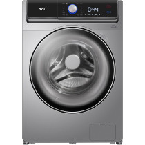 TCL 8 Kg Front Loading Washing Machine, 1400 Rpm, 16 Programs Fully Automatic Washer, Silver, P808FlS