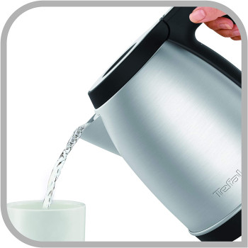 Tefal Express Large Capacity 1.7 Litre Kettle, 2400 Watt, Silver, Plastic/Stainless Steel Ki280D27, 1 Year Warranty