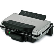 Tefal Grill Ultra Compact Barbecue / BBQ Grill, 1700 Watts, Silver (GC302B28)