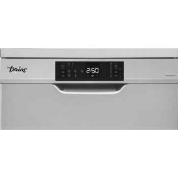 Terim 60 Cm Freestanding Dishwasher With 12 Place Settings, Silver, Terdw1205Vs, 1 Year Warranty