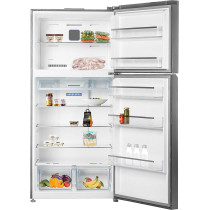 Terim 700 Liters Top Mount Refrigerator, Glass Shelves, Stainless Steel Finish, TERR700SS, 1 Year Warranty