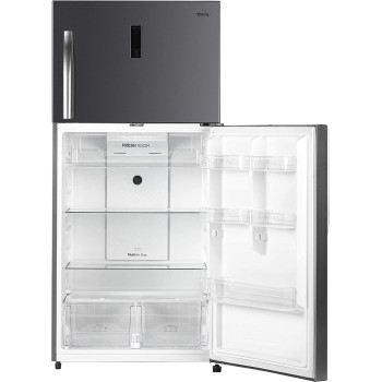 Terim 700 Liters Top Mount Refrigerator, Glass Shelves, Stainless Steel Finish, TERR700SS, 1 Year Warranty