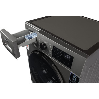 Terim 8/5 Kg Fully Automatic Washer Dryer, Dark Silver, TERWD8514MS, Min 1 Year Manufacturer Warranty