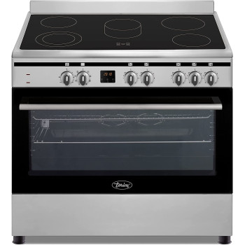 Terim 90X60 Ceramic Cooking Range, 9 Oven Function With Turbo Fan, Tervc96St, 1 Year Warranty
