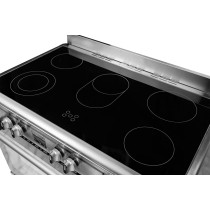 Terim 90X60 Ceramic Cooking Range, 9 Oven Function With Turbo Fan, Tervc96St, 1 Year Warranty