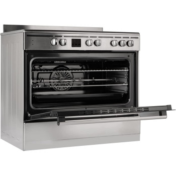 Terim 90X60 Ceramic Cooking Range, 9 Oven Function With Turbo Fan, Tervc96St, 1 Year Warranty