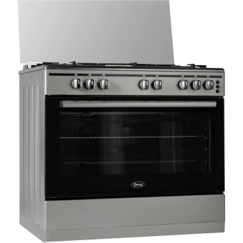 Terim Terfl71200S, 90 Cm Gas Cooking Range, 5 Gas Burners With Cast Iron Pan Support, 1 Year Warranty