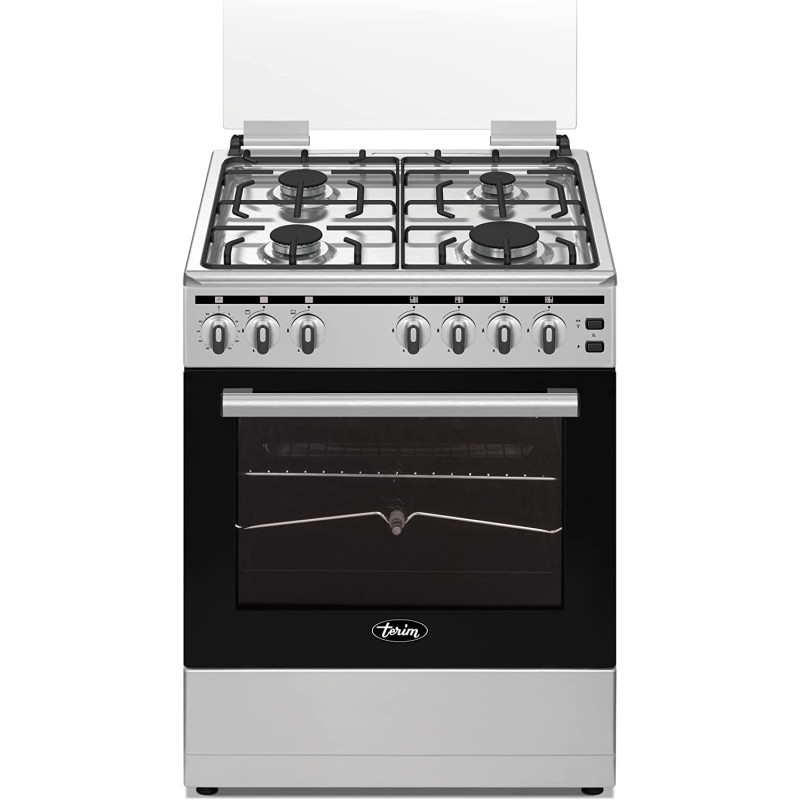 Terim TERGC6064ST, 60 Cm Gas Cooking Range, 4 Gas Burners With Semicast Iron Pan Support, "Min 1 Year Manufacturer Warranty"