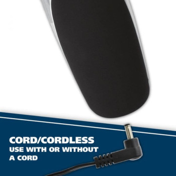 Wahl Groomsman Rechargeable Cord/Cordless Beard & Stubble Trimmer, All-In-One Trimmer, Nose & Ear Trimmer, Precision Ground Blades, Rechargeable Trimmer Guide Combs, 9918-1427 (Black/Silver)