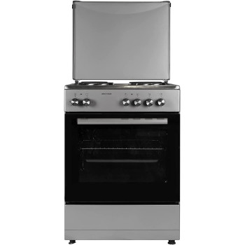 Wolf Power 60X60 Cm Hotplate Cooker, 65 Liters Oven With Fan, Automatic Ignition,WGC6060HERMF, 1 Year Warranty