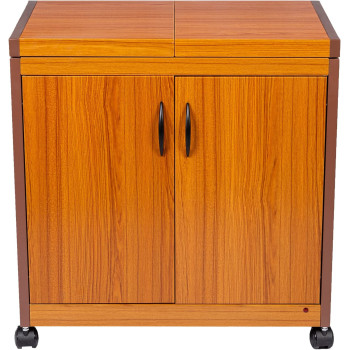 Wolf Power Freestanding 3 Dish Food Warmer Trolley With Slide Cover, Golden, WPS6232GO