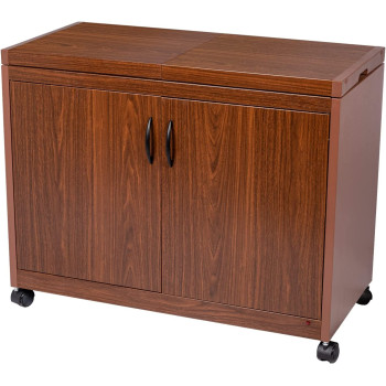 Wolf Power Freestanding 4 Dish Food Warmer Trolley With Slide Cover, Mahogany, Wps6242Db"Min 1 Year Manufacturer Warranty"