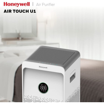 Honeywell Air touch U1 Indoor Air Purifier. Anti-Bacterial, H13 HEPA Filter, Activated Carbon Filter