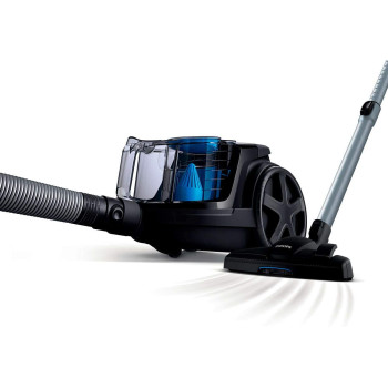 Philips Powerpro Compact Black: 1800W, 330W Suction Power, Power Cyclone 5 Technology, Integrated Brush, Hepa Filter, Easy To Empty Dust Bucket, 1.5L Dust Capacity Fc9350/61