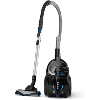 Philips Powerpro Expert Bagless, Deep Black Fc9732/61: 2100W, 420W Suction Power, Powercyclone 8, 2L Dust Capacity, Allergy Filter, Triactive+ Nozzle, Crevice Tool, Active Lock,2 Years Warranty