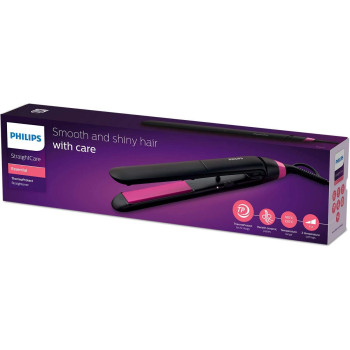 Philips Straightcare Essential Thermoprotect Straightener. 2 Temperature Settings. Temperature Range Up To 220Degc. 3 Pin, Bhs375/03.