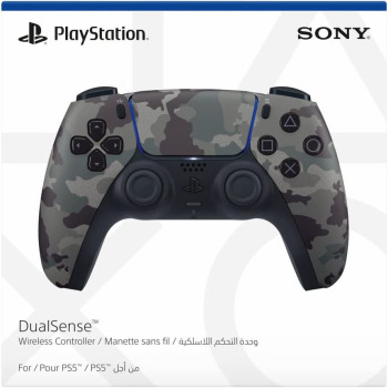 Sony Playstation 5 Dualsense Wireless Controller Grey Camouflage