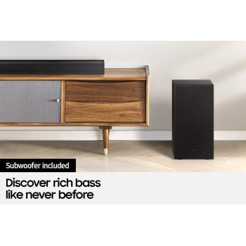 Samsung (HW-A550) 2.1Ch Soundbar - Dolby 5.1/ DTS Virtual X 2021 - International Version