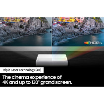 SAMSUNG 130" The Premiere Lsp9T 4K Smart Triple Laser Projector