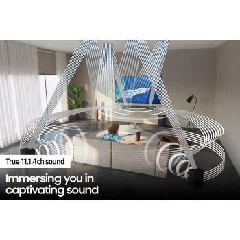 SAMSUNG 3.1.2ch Q700A Q Series Soundbar-2021 Model Black - HW-Q700A - International Version