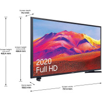 Samsung 32 Inch T5300 HD Flat Smart TV 2020  | Android Smart TV