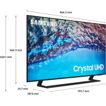 SAMSUNG 43 Inch Uhd Crystal 4K Smart Tv 2022 - Dynamic Crystal Colour Image Alexa Built In Motion Xceletator Technology - International Version