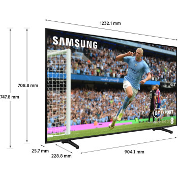 SAMSUNG 4K Crystal Uhd Smart Tv - 55 Inch Bu8100 Hdr Tv - Amazon Exclusive 4K Television Dynamic Crystal Colour, 3D Surround Sound, Super Slim International Version