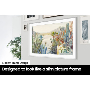 SAMSUNG 50-Inch Class Qled 4K Ls03B Series The Frame Quantum Hdr Anti-Reflection Slim Fit Wall Mount Alexa Built-In 2022 Model - International Version
