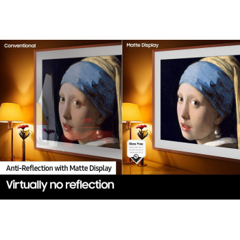 SAMSUNG 50-Inch Class Qled 4K Ls03B Series The Frame Quantum Hdr Anti-Reflection Slim Fit Wall Mount Alexa Built-In 2022 Model - International Version