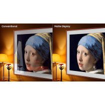 SAMSUNG 55 Inch Frame Tv 2022 - Smart Tv When On & Art Piece When On Qled Technology Slim Fit Design Clean Cable Solution - 55Ls03Ba - International Version