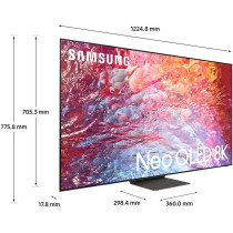 SAMSUNG 55 Inch Neo Qled 8K Smart Tv 2022 - True 8K Picture Quantum Matrix Technology Dolby Atmos Anti Reflection Screen Ultrawide - 55Qn700B - International Version