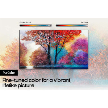 Samsung 65 Inch TV UHD 4K Processor Slim Look PQI 2000 HDR 10+ Mega Contrast (2021 Model)