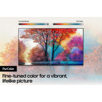 Samsung 65 Inch TV UHD 4K Processor Slim Look PQI 2000 HDR 10+ Mega Contrast (2021 Model)