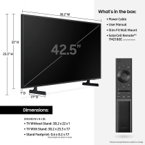 SAMSUNG 85-Inch Class Frame Series - 4K Quantum Hdr Smart Tv With Alexa Built-In 2021 Model - 85Ls03Aa - International Version
