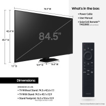 SAMSUNG 85-Inch Class Neo Qled 4K Qn85B Series Mini Led Quantum Hdr 24X Dolby Atmos Motion Xcelerator Turbo+ Smart Tv 2022 Model - International Version
