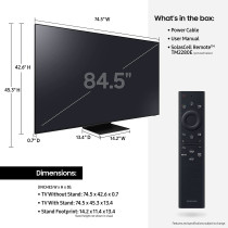 SAMSUNG 85-Inch Class Neo QLED 8K QN800B Series Mini Led Quantum HDR 32X Dolby Atmos Ultra Viewing Angle Smart TV - QN85QN800B - International Version