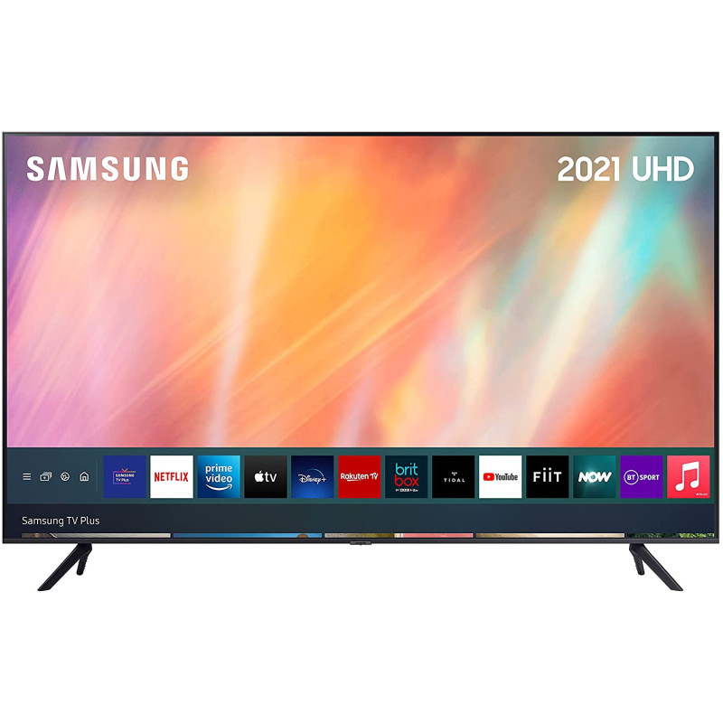 Samsung AU7000 85 Inch Smart TV (2021) - Crystal 4K Smart TV With HDR10+ Image Quality, Motion Xcelerator Picture, Samsung Q-Symphony International Version