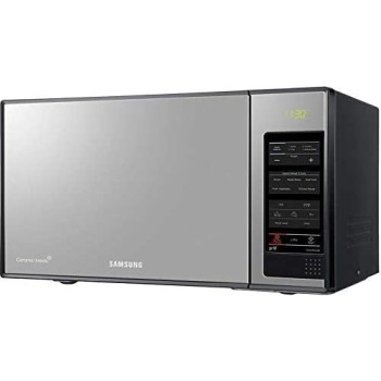 Samsung Ceramic Interior Mirror Design Grill Microwave Oven - 40L, 2Kg, 1500W (Silver, MG402MADXBB)