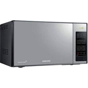 Samsung Ceramic Interior Mirror Design Grill Microwave Oven - 40L, 2Kg, 1500W (Silver, MG402MADXBB)