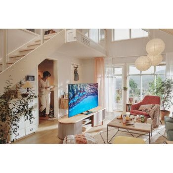 SAMSUNG Smart Tv, Crystal Uhd 4K, Bu8000, 55 Inch, Titan Gray, 2022, Hdr 10+, Dynamic Crystal Color, Object Tracking Sound Lite, Smart Hub, 2 Speakers, Lcd Led