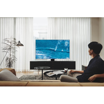 Samsung 55 Inch Smart TV, Neo QLED 4K, QN85B, Bright Silver, 2022, Quantum HDR 24X, Dolby Atmos Audio, Smart Hub, 6 Speakers, Model - QA55QN85BAUXZN With 1 Year Warranty