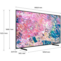 SAMSUNG Smart Tv, Qled 4K, Q60B, 85 Inch, Black, 2022, Quantum Hdr, Object Tracking Sound Lite, Smart Hub, 2 Speakers, Dual Led, Smart Calibration, Adjustable Stand, Qa85Q60Bauxzn