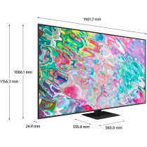 SAMSUNG Smart Tv, Qled 4K, Q70B, 85 Inch, Titan Gray, 2022, Quantum Hdr, Object Tracking Sound Lite, Smart Hub, 2 Speakers, Dual Led, Smart Calibration, Qa85Q70Bauxzn