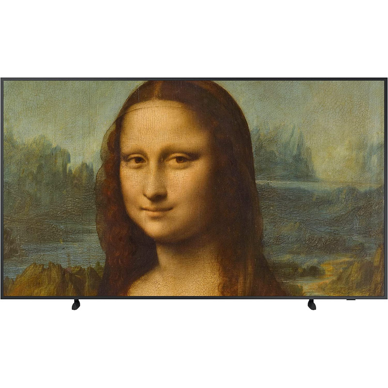 Samsung 65 Inch Smart TV, The Frame, Lifestyle QLED 4K, LS03B, Black, 2022, Customisable Bezel, Quantum Dot, Dolby Atmos Audio, Smart Hub, 4 Speakers, Model - QA65LS03BAUXZN With 1 Year Warranty
