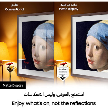 Samsung 75 Inch Smart Tv, The Frame, Lifestyle QLED 4K Android Tv, LS03B, Black, 2022, 4 Speakers, Model - QA75LS03BAUXZN With 1 Year Manufacturer Warranty