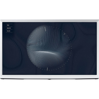 Samsung Smart Tv, The Serif, Lifestyle QLED 4K, LS01B, 55 Inch, Cloud White, 2022, 360 All Around Design, HDR 10+, Smart Hub, 4 Speakers, QA55LS01BAUXZN